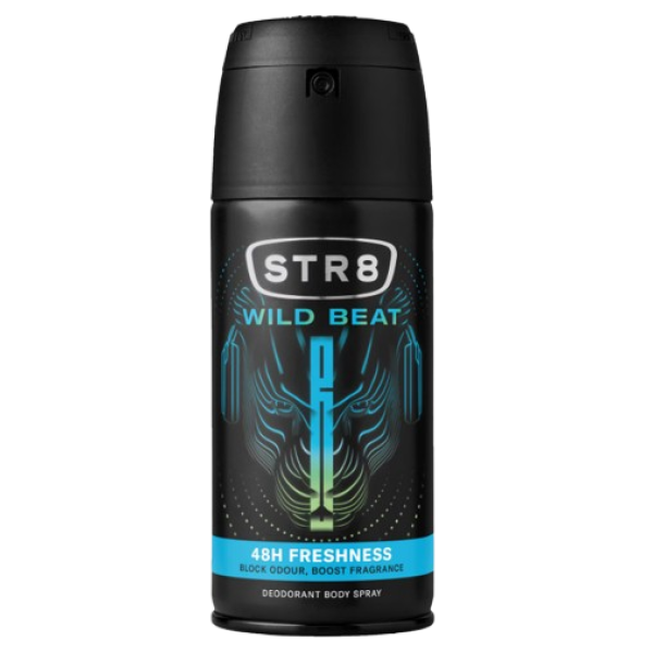 Str8 Deo Wild Beat 150ml 6/set