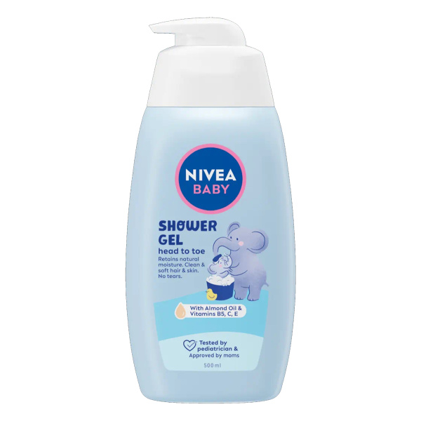 Nivea Baby Shower Gel 500ml 6buc/set 12/bax Nivea Baby Shower Gel 500ml 6buc/set 12/bax