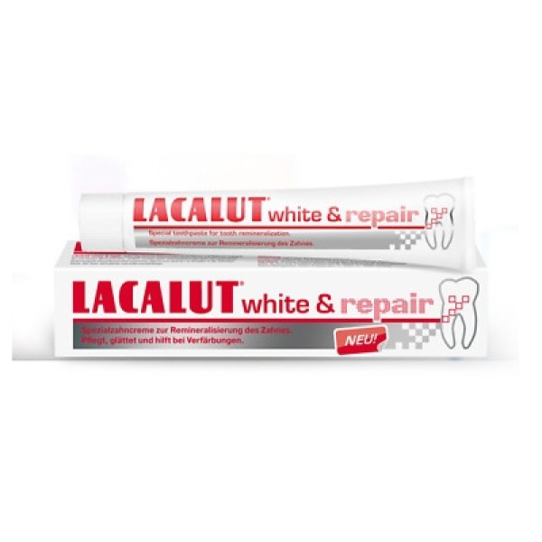 Lacalut Pasta Dinti White&repair 75ml 24/bax
