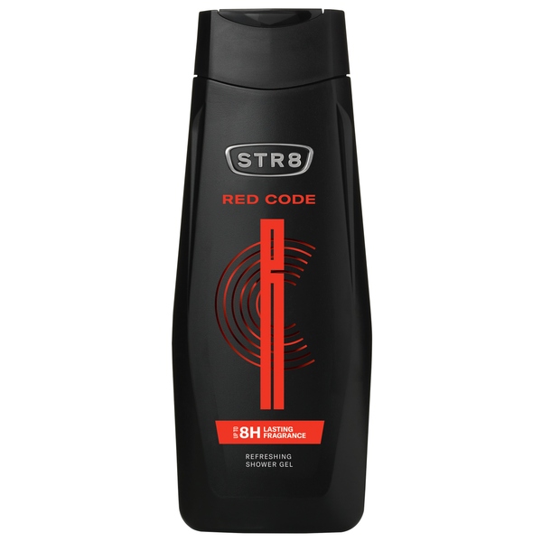 Str8 Gel Dus Men Red Code 400ml 6/bax