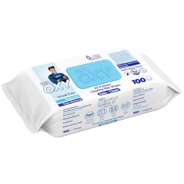 Mr. Oxy Servetele Umede Multiple Suprafete Bicarbonat 100buc 12/bax