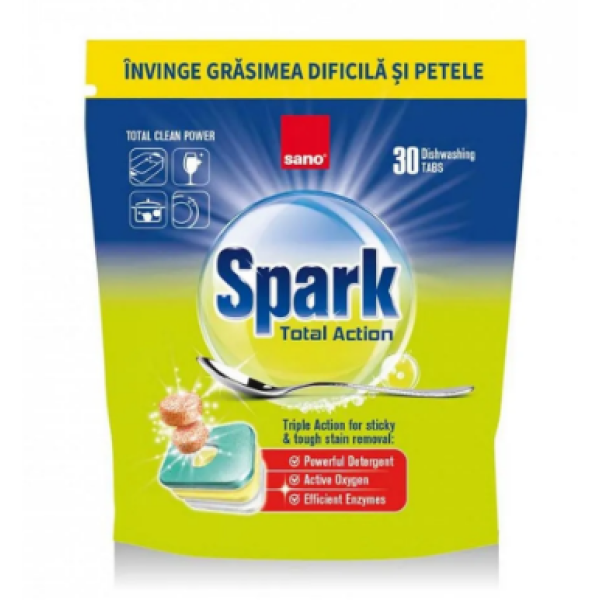 Spark Tablete Masina Spalat Vase 30buc 7/bax