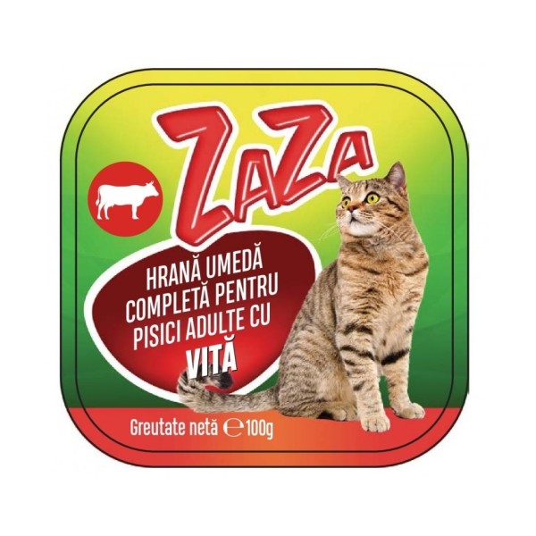 Zaza Hrana Umeda Completa Pisici Vita 100gr 16/bax