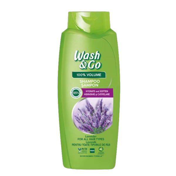 Wash&go Sampon Par Lavanda 675ml 6/bax