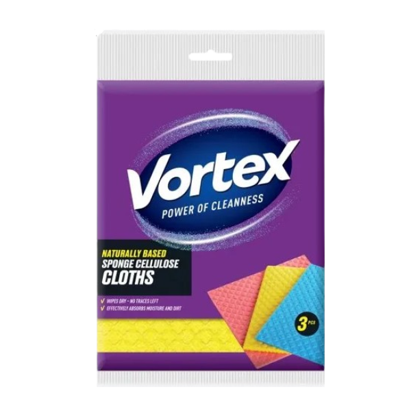 Vortex Laveta Viscoza Multiporpuza 38x38cm 3buc/set 24/bax