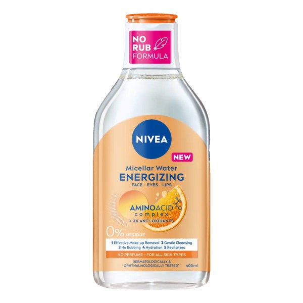 Nivea Apa Micelara Energizing-vitalisierend Aminoacid 400ml 10/bax