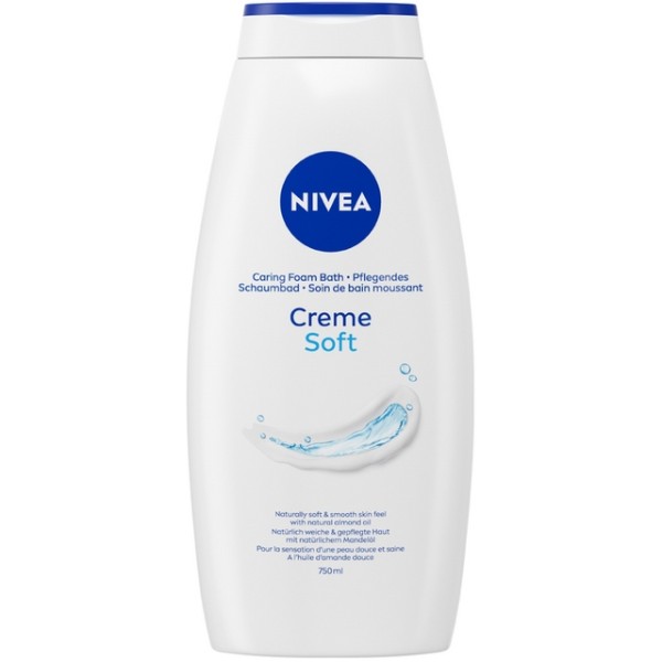 Nivea Spumant Baie Creme Soft 750ml 12/bax