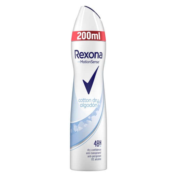 Rexona Deo Women Cotton Dry 200ml 6buc/set