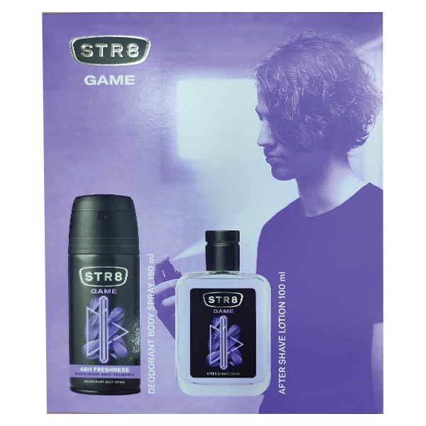 Str8 Game Set (deo 150ml+after Shave 100ml) 6/bax