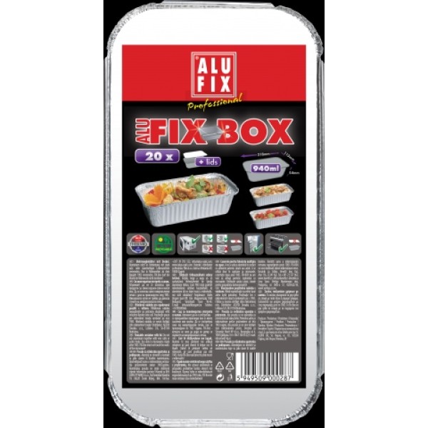 Alufix Set Forma Cozonac Aluminiu 20buc/set 8/bax