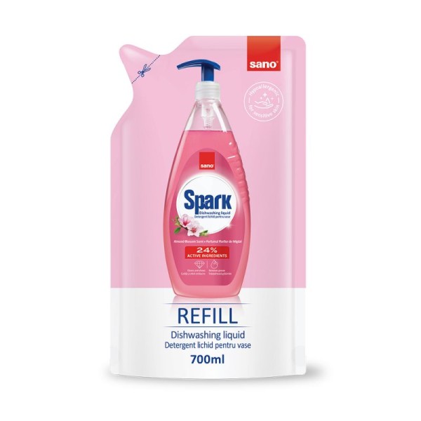 Sano Spark Rezerva Migdala 700ml 12/bax Sano Spark Rezerva Migdala 700ml 12/bax
