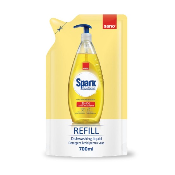 Sano Spark Rezerva Lamaie 700ml 12/bax Sano Spark Rezerva Lamaie 700ml 12/bax