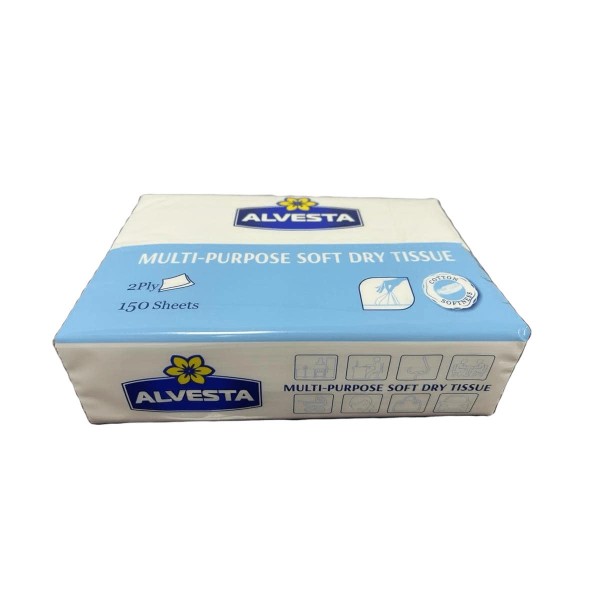 Alvesta Servetele Multifunctionale Hartie 2str 150buc 24/bax