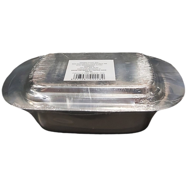 Agora Untiera Inox Cu Capac 500ml (99028) 24/bax