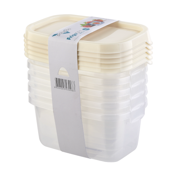 Agora Cutie Alimente Drept. Frigo 0.5l 5buc/set (p1fp002)
