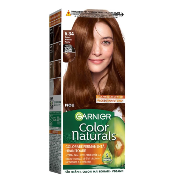 Garnier Color Naturals Vopsea Par 5.34 Saten Mahon Auriu 12/bax