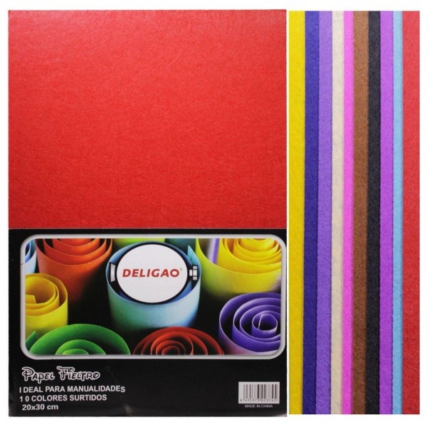 Lve Hartie Colorata/fetru Diferite Culori 10/set 4606-15 100/bax