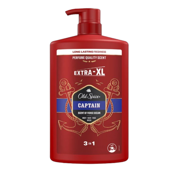Old Spice Gel Dus&sampon Captain 3in1 1l 4buc/set