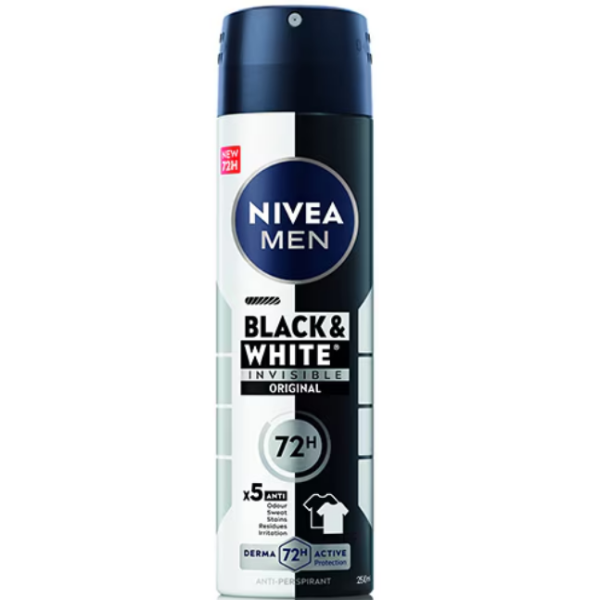 Nivea Deo Men Black&white Inv. Original 250ml 6buc/set