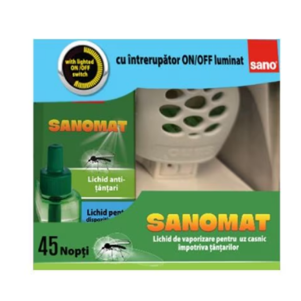 Sanomat Aparat Electric+rezerva Lichid Anti-tantari 12/bax (include Taxa Verde)