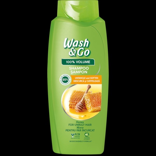 Wash&go Sampon Par Honey 675ml 6/bax