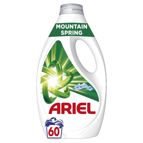 Ariel Detergent Lichid Mountain Spring 2700ml 4/bax