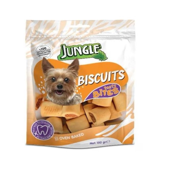 Jungle Recompensa Biscuits Rolls Caini Junior 150gr 6/bax Jungle Recompensa Biscuits Rolls Caini Junior 150gr 6/bax