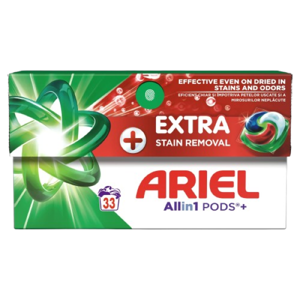 Ariel Detergent Capsule Extra Stain Removal 33buc 4/bax