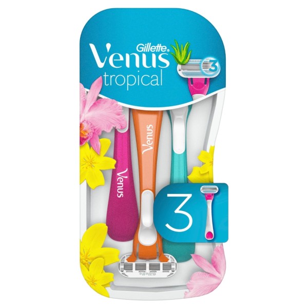 Gillette Venus Aparat Ras Tropical 3lame 3buc/set 6set/bax