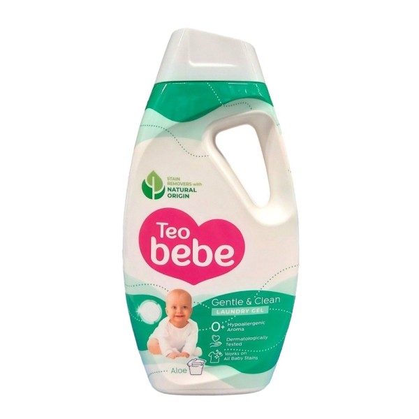 Teo Bebe Detergent Lichid Gentle&clean Aloe 1.08l 6/bax Teo Bebe Detergent Lichid Gentle&clean Aloe 1.08l 6/bax