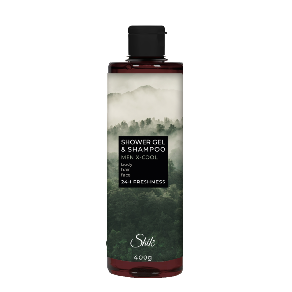 Shik Gel Dus&sampon Men X-cool 400ml 12/bax