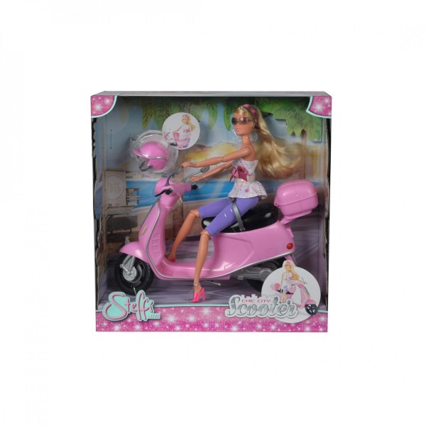 Lve Papusa Pe Scuter Cu Baloane 3+ 50-11 48/bax