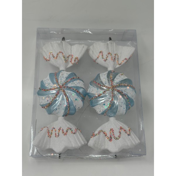 Lve Globuri Craciun Forma Bomboana 1-155 22cm 2buc/set 120/bax