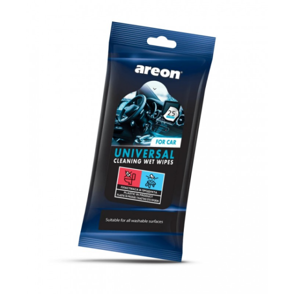Areon Servetele Umede Auto Universale 25buc