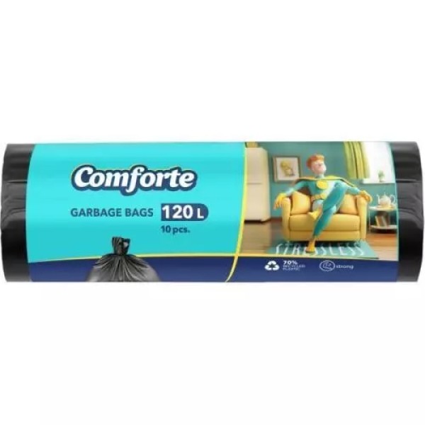 Comforte Saci Menaj Negri 120l 10buc/rola 30/bax