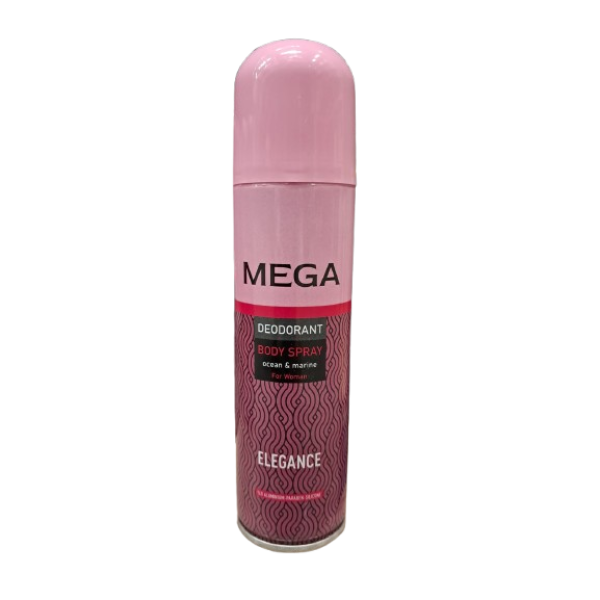 Mega Deodorant Spray Woman Elegance 150ml 48/bax