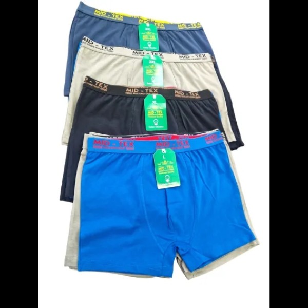 Midtex Boxeri Barbati 95%bumbac Batal 4xl-6xl 12/set