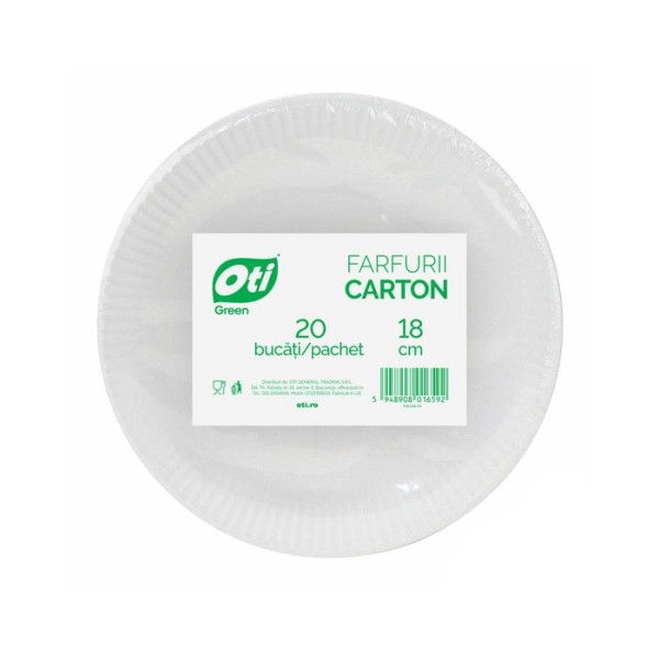 Oti Farfurii Carton 18cm 20buc/set