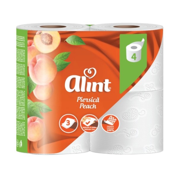 Pufina Alint Hartie Igienica Piersica 3str 4role 12set/bax