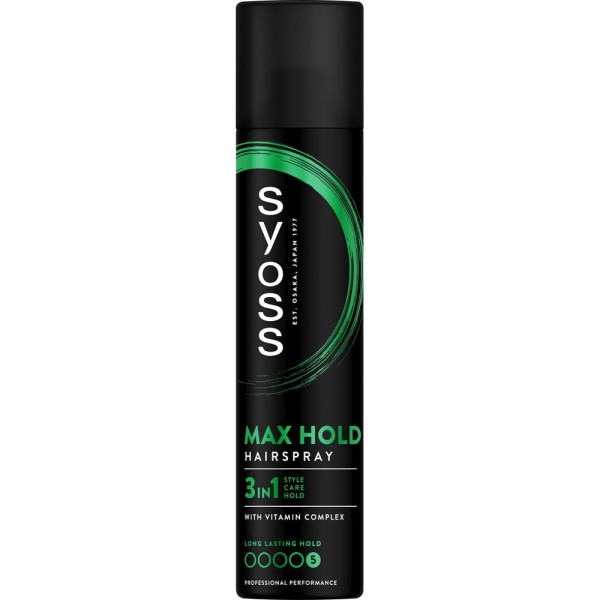 Syoss Fixativ Max Hold 300ml 6/bax