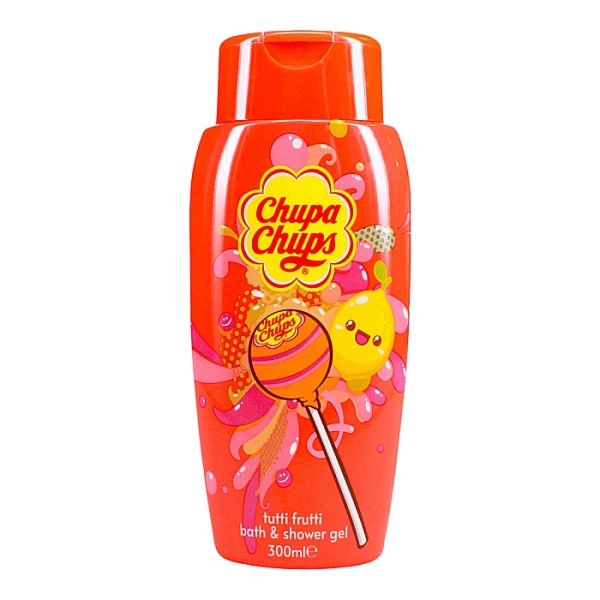 Chupa Chups Gel Dus Tutti Frutti 300ml 6buc/set 12/bax