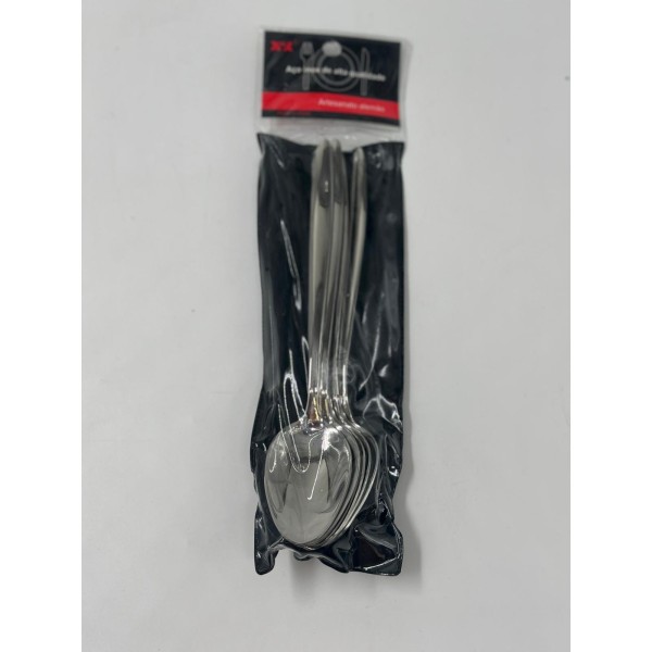 Lve Lingura Inox Argintie 6buc/set 9-1 100/bax