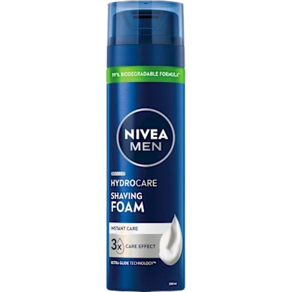 Nivea Spuma Ras Hydrocare 200ml 12/bax