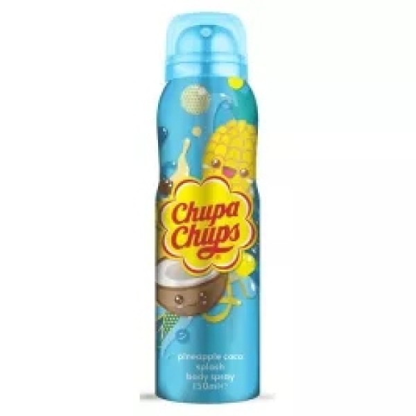 Chupa Chups Deodorant Spray Pineapple Coco Splash 150ml 6/set