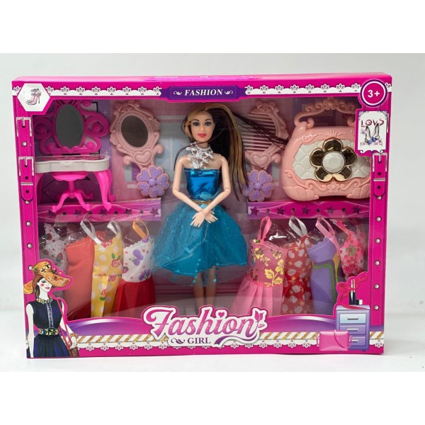 Lve Papusa Fashion Cu Haine Si Accesorii 3+ 50-26 48/bax