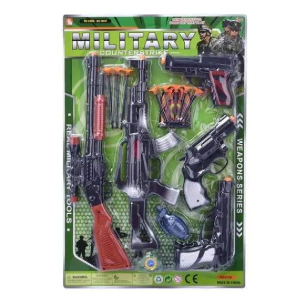 Con Set Military 2pusti+3pistoale+accesorii