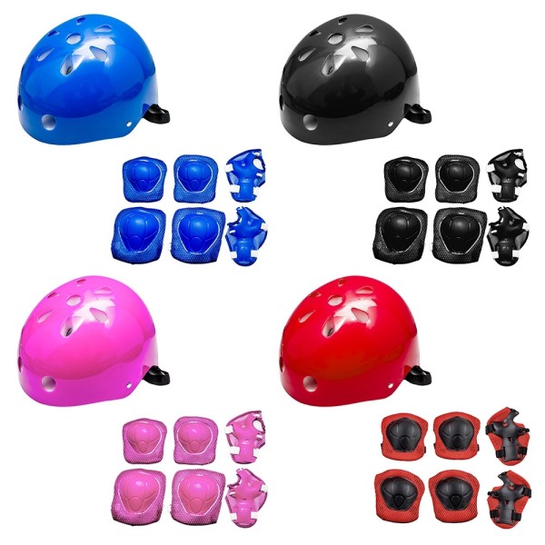 Rb Set Protectie Casca+cotiere+genunchiere (tk-o4at)