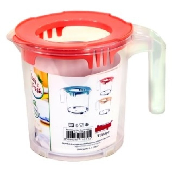 Agora Cana Gradata Cu Capac Pentru Mixare 1600ml (10201dny) 24/bax