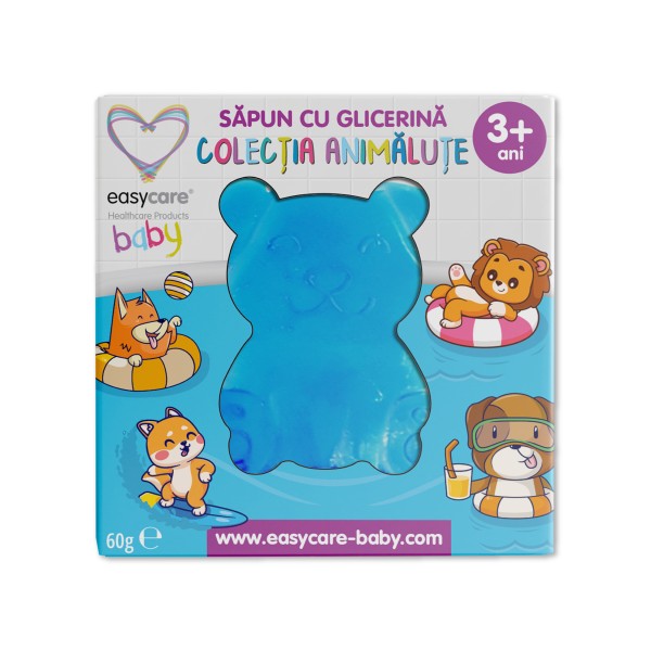 Easycare Baby Sapun Solid Cu Glicerina Colectia Animalute 3+ani 60g 12/bax