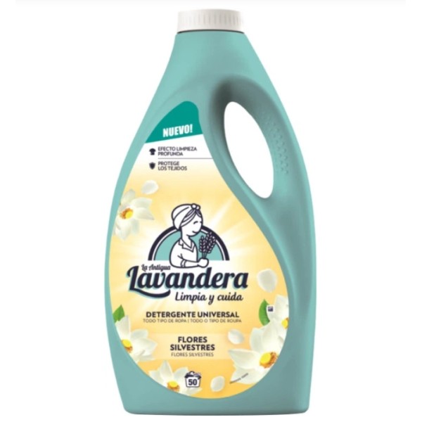 Lavandera Detergent Lichid Flori Salbatice 2.5l 4/bax